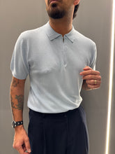 polo con zip SANTORINI mt944
