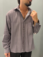 Camicia in cotone viscosa PINNA