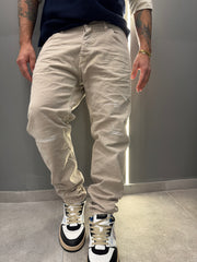 Pantalone DRILL BEIGE art. new woll