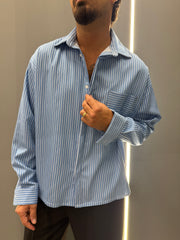 Camicia in cotone viscosa PINNA