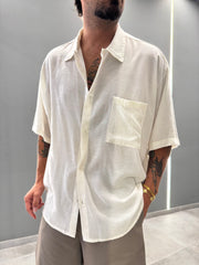 Camicia lino e viscosa FESTIVAL