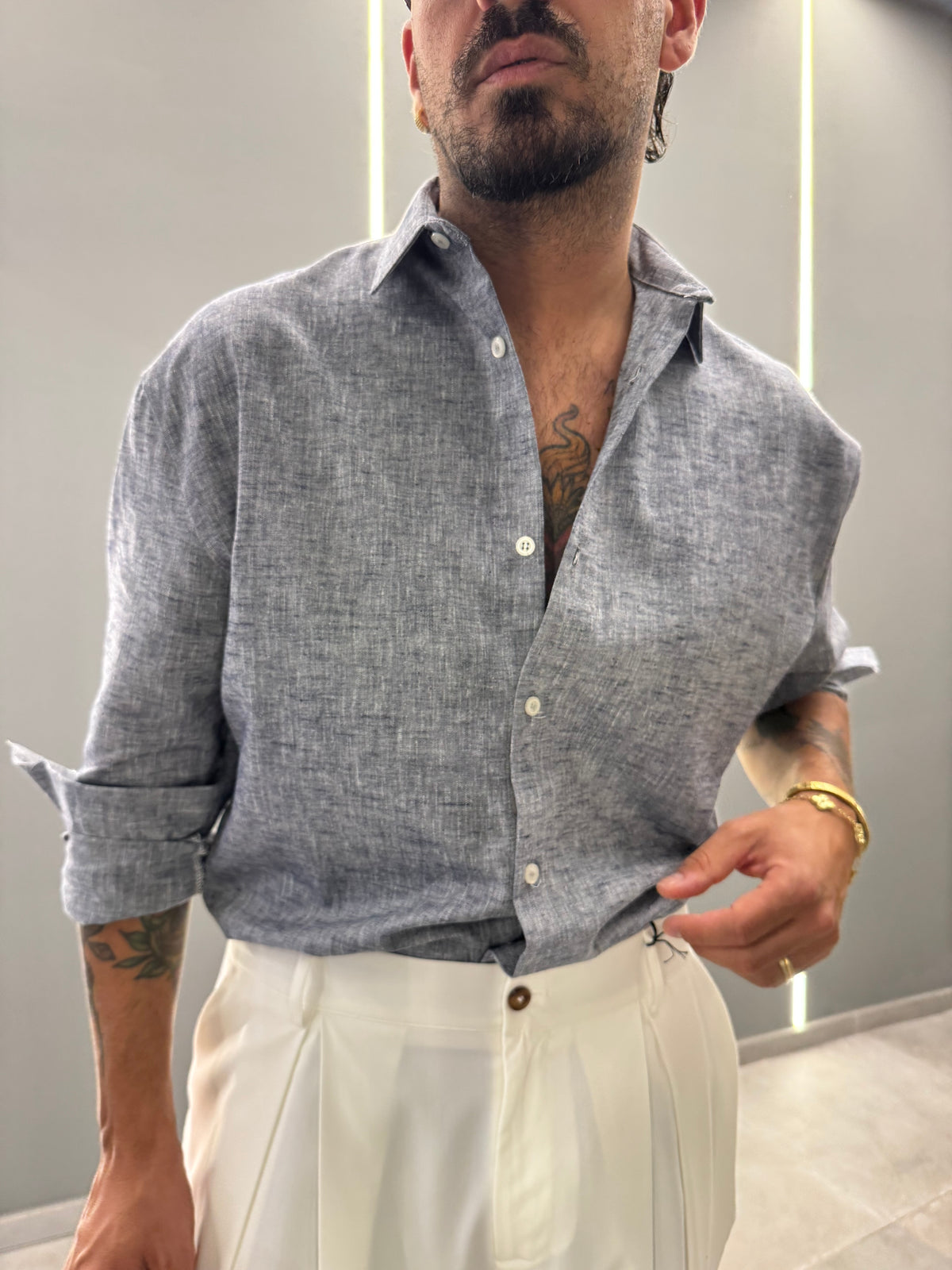 Camicia in lino MARBELLA