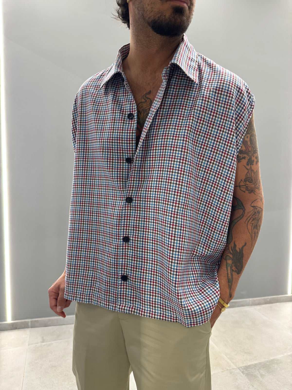 camicia smanicata SUNNY njb