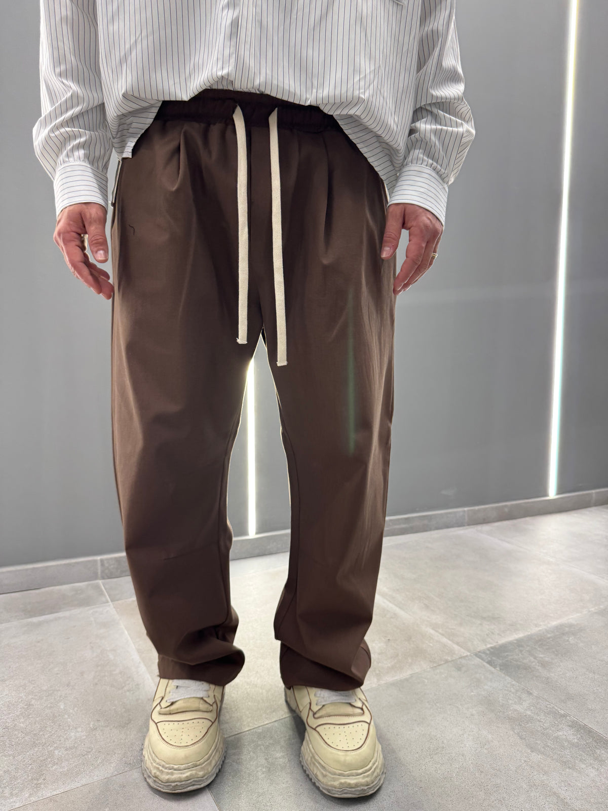 Pantalone in gabardina WIDE COTT