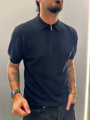polo con zip SANTORINI mt944