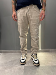 Pantalone DRILL BEIGE art. new woll