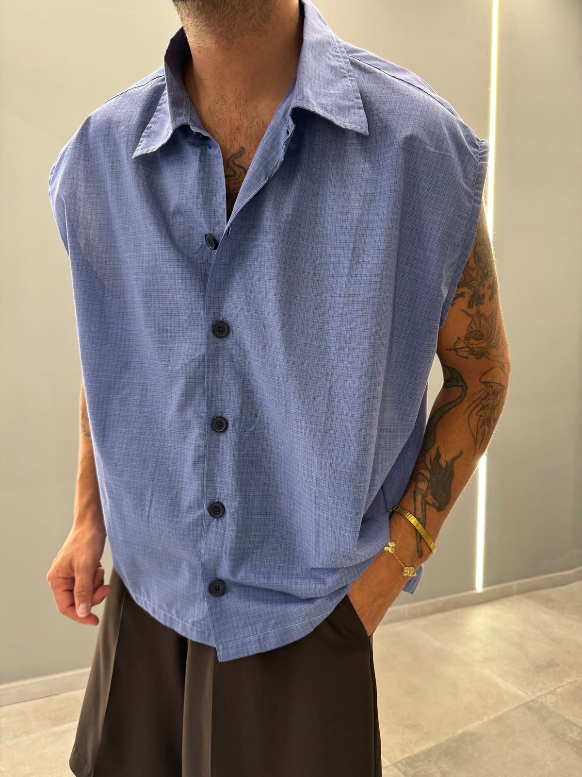 camicia smanicata BURDELLIN