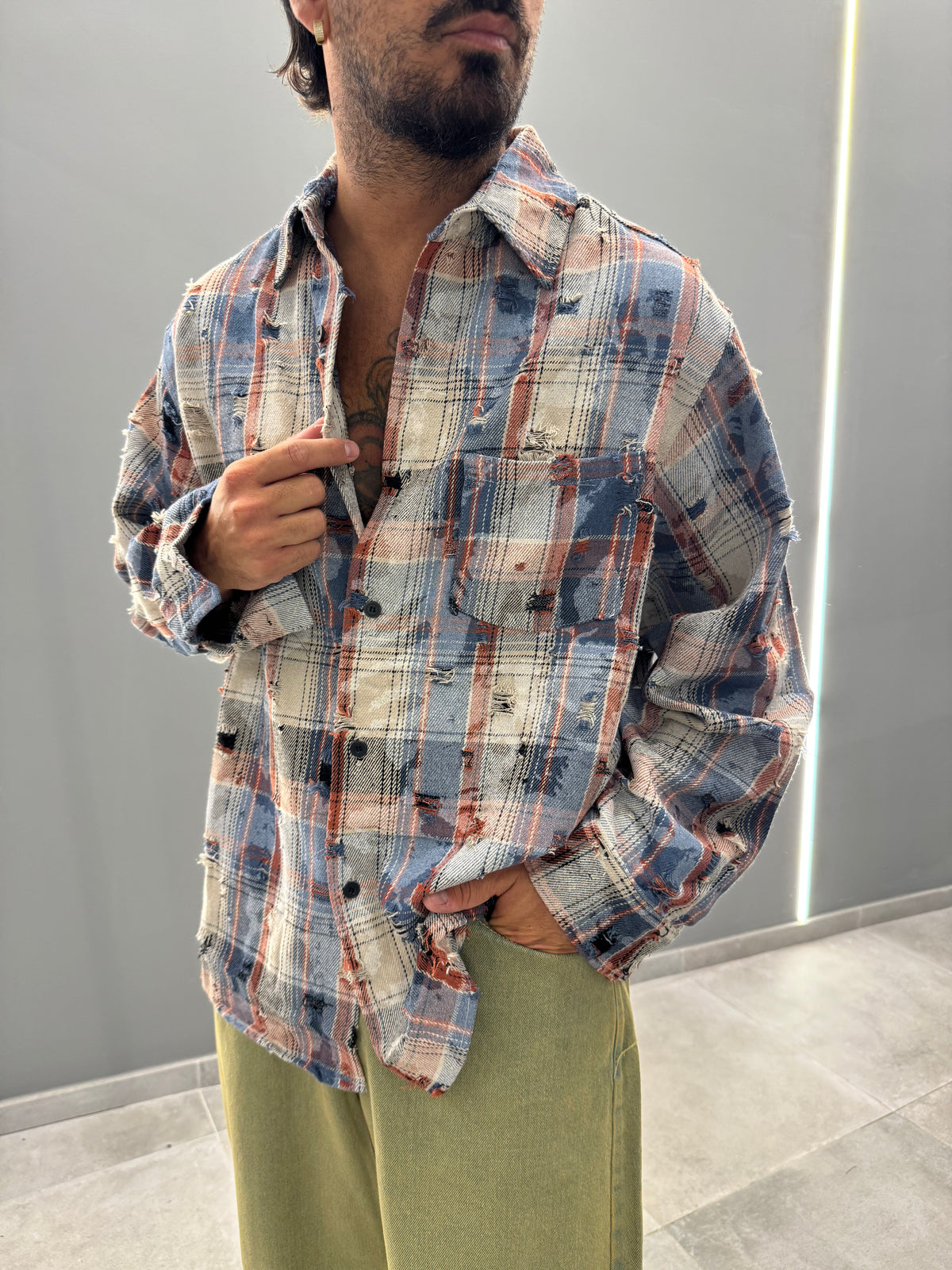 Camicia a quadri RUDE 0507