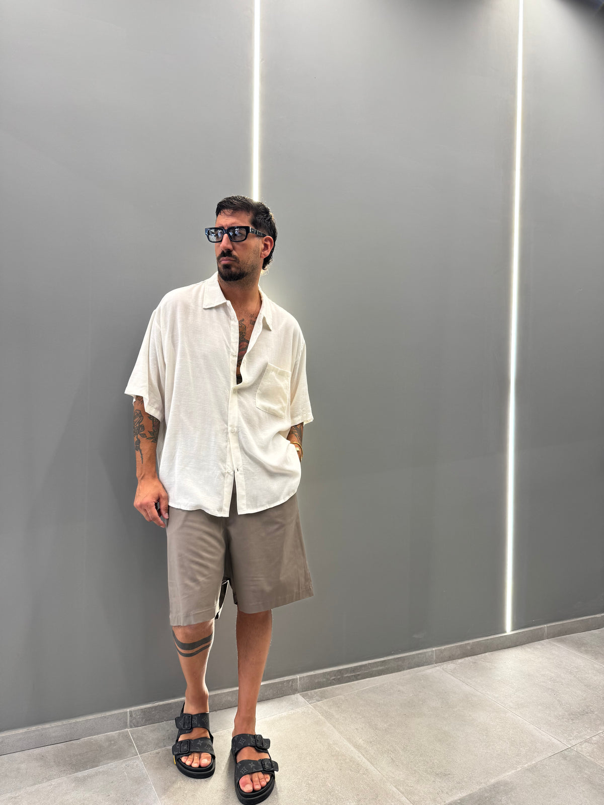 Camicia lino e viscosa FESTIVAL