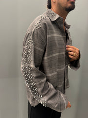 Camicia con strass LAMP 1035-7