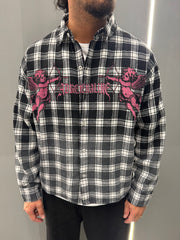 Camicia crop spalmata ADRENALINE