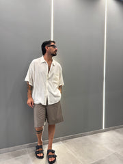 Camicia lino e viscosa FESTIVAL