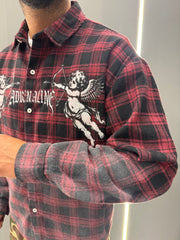Camicia crop spalmata ADRENALINE