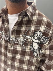 Camicia crop spalmata ADRENALINE