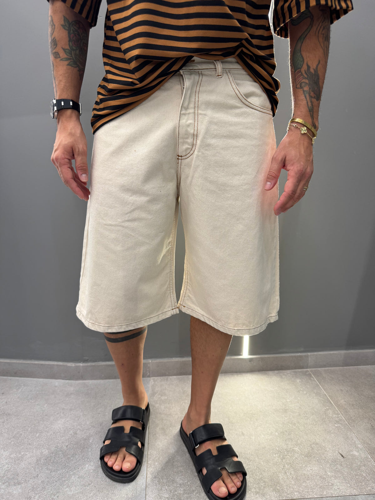 bermuda denim ECRÙ trs