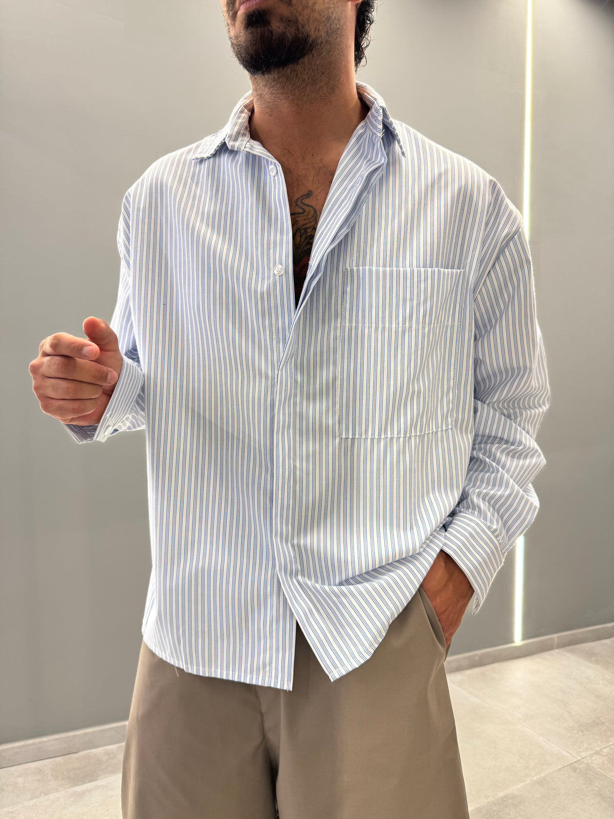 camicia a righe CRIS ARGE art. stondo