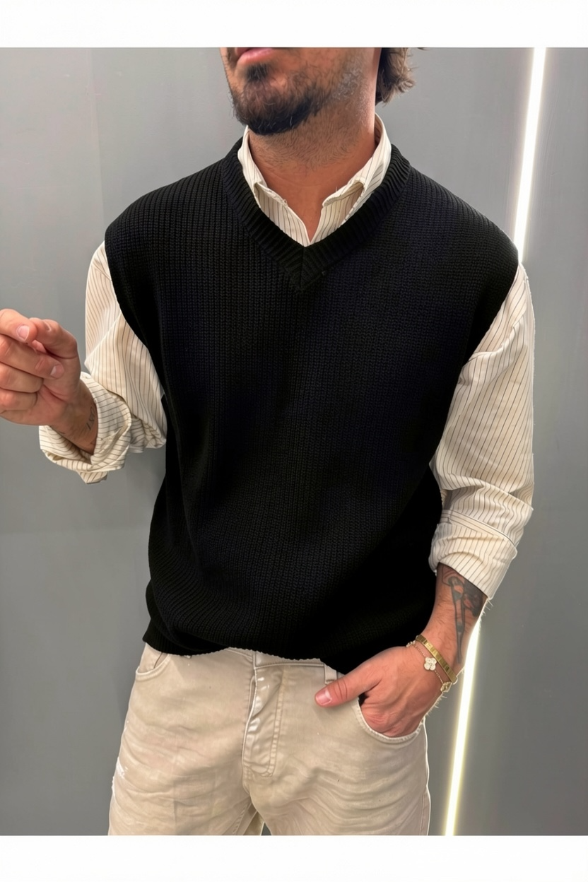 Gilet in coste ENGLISH art.ac-gl030