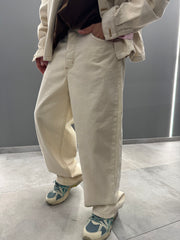Coordinato in denim ecrù TORRES njb